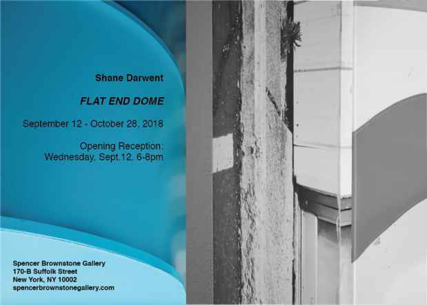 poster for Shane Darwent “Flat End Dome”