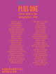 poster for “Plus One” Exhibition