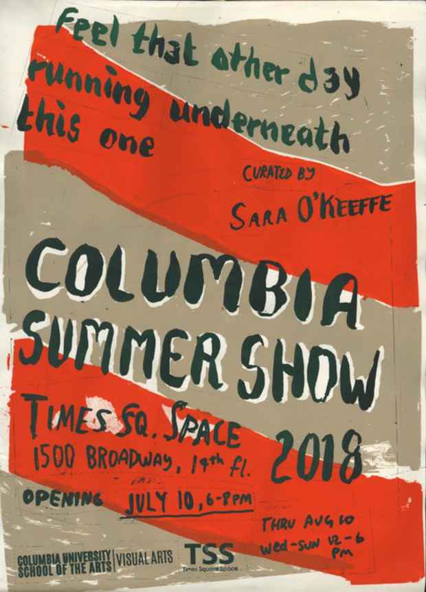 poster for “Columbia University MFA Summer Exhibition”