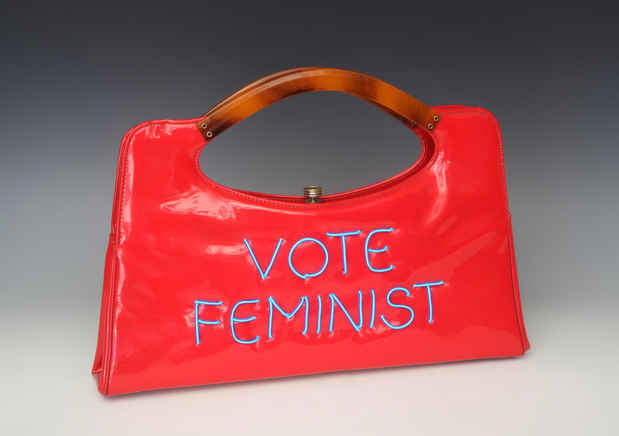 poster for Michele Pred “Vote Feminist”