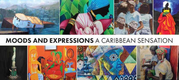 poster for “Moods & Expressions -  A Caribbean Sensation” Exhibition