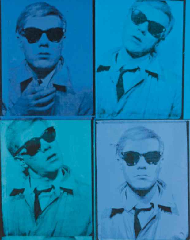poster for Andy Warhol “From A to B and  Back Again” 