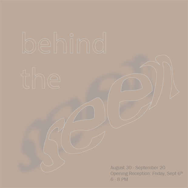 poster for “Behind the Seen” Exhibition