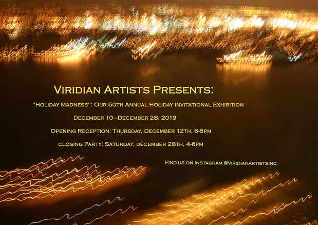 poster for “Holiday Madness” Exhibition
