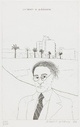poster for “Art Films by James Scott Etchings by David Hockney” Exhibition