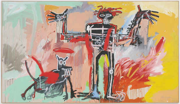 poster for Jean-Michel Basquiat Exhibition
