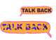 poster for “Talk Back” Exhibition