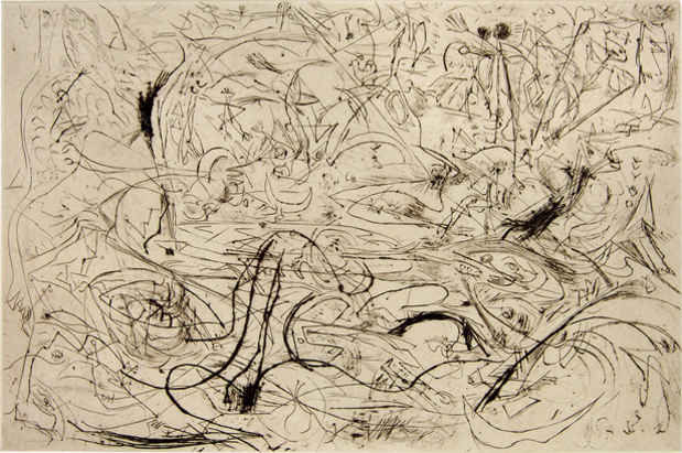 poster for Jackson Pollock “The Graphic Works”