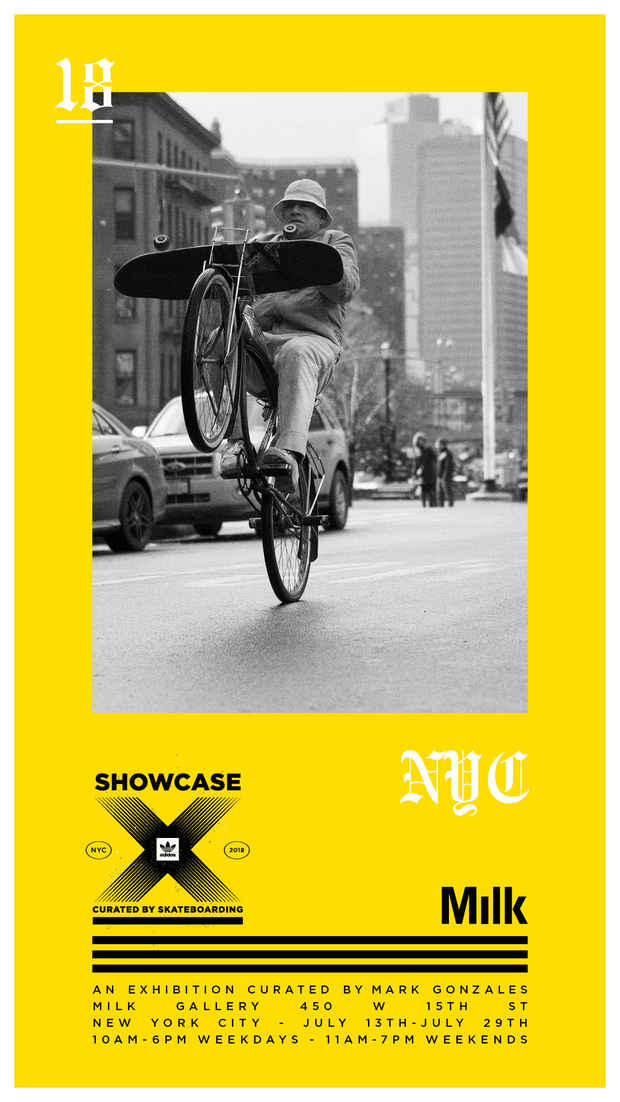 poster for “Adidas Showcase X” Exhibition
