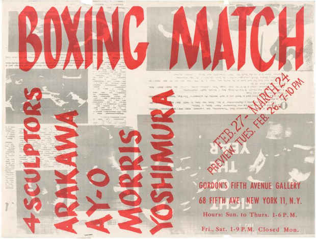 poster for “1963 – Boxing Match, Revisited” Exhibition
