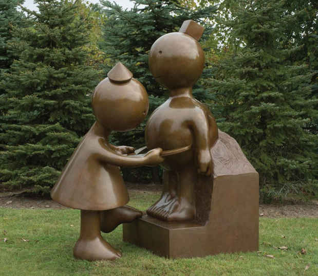 poster for Tom Otterness “Sculpture & Drawing: 1996 - 2017”