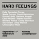 poster for “Hard Feelings” Exhibition