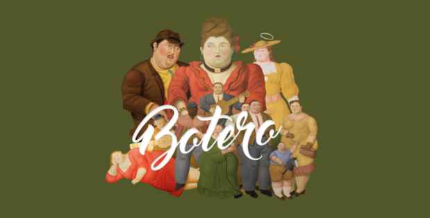 poster for Fernando Botero Exhibition