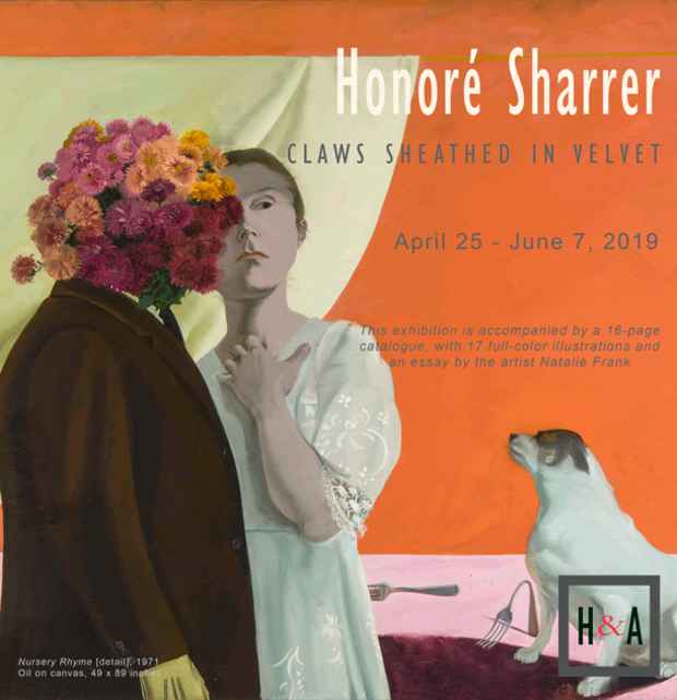 poster for Honoré Sharrer “Claws Sheathed in Velvet”