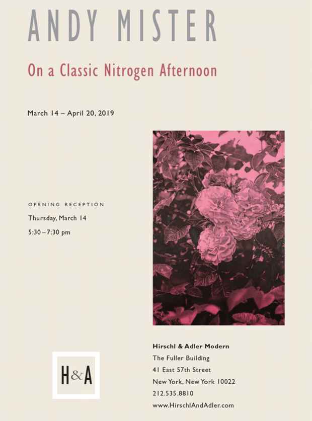 poster for Andy Mister “On a Classic Nitrogen Afternoon”