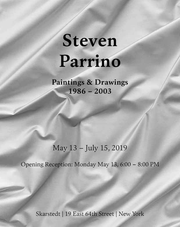 poster for Steven Parrino “Paintings & Drawings 1986 – 2003”