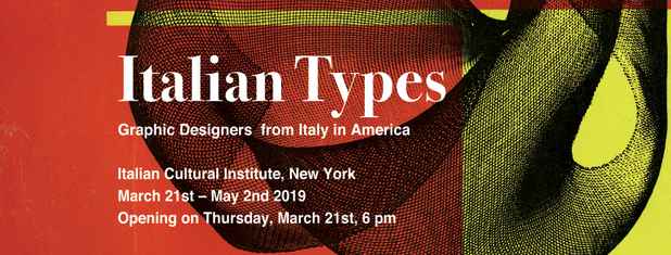poster for “Italian Types” Exhibition