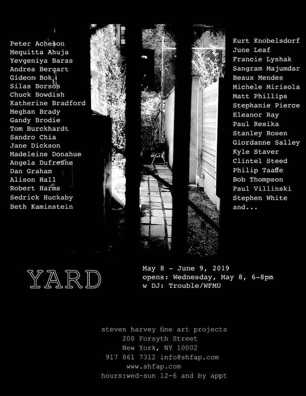poster for “YARD” Exhibition