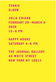 poster for Julia Chiang Exhibition