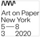 poster for “Art on Paper 2020” Art Fair