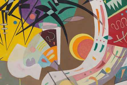 poster for “Vasily Kandinsky: Around the Circle” Exhibition