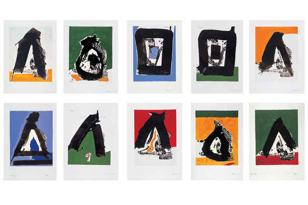 poster for Robert Motherwell “Prints”