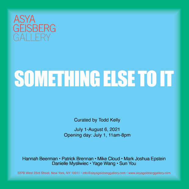 poster for “Something Else To It” Exhibition