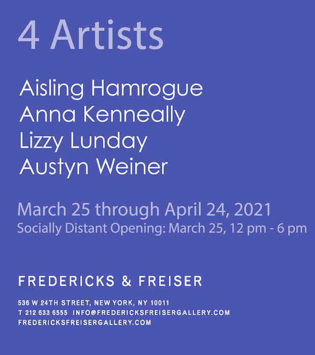 poster for “4 Artists” Exhibition