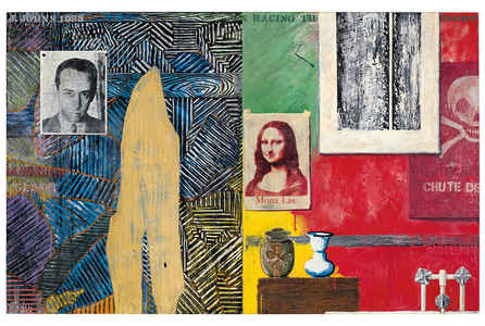 poster for Jasper Johns “Mind/Mirror”