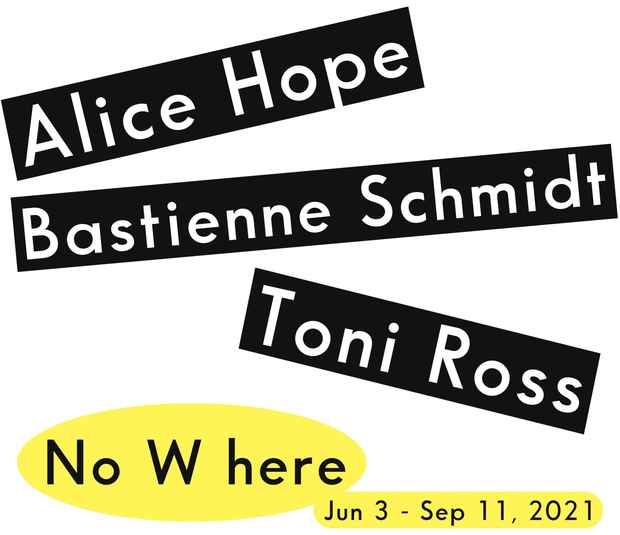 poster for “No W Here” Exhibition