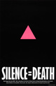 poster for “Silence=Death” Exhibition