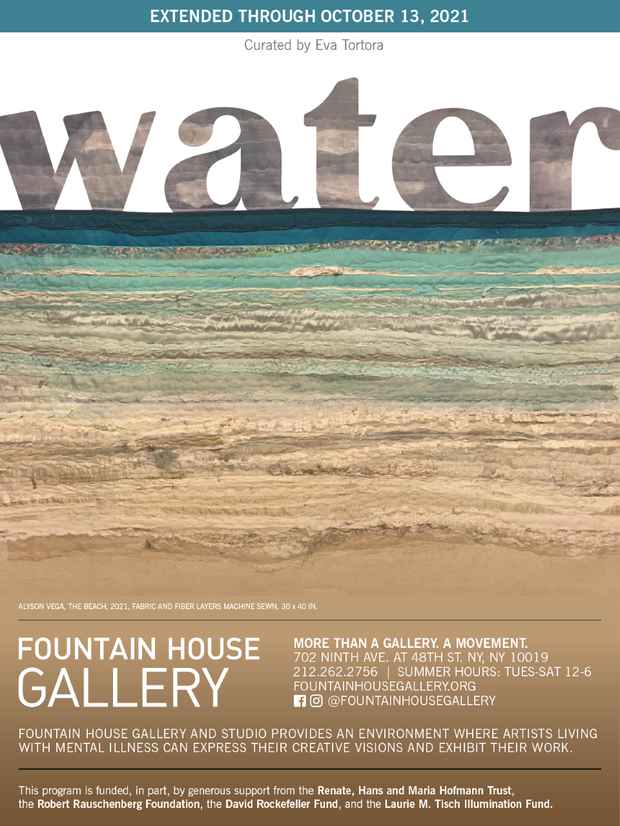 poster for “Water” Exhibition