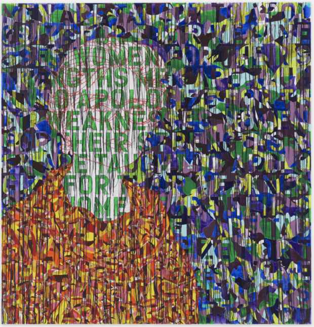 poster for Ghada Amer “The Women I Know Part II”