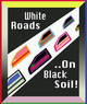 poster for Jamaal Peterman “White Roads On Black Soil”