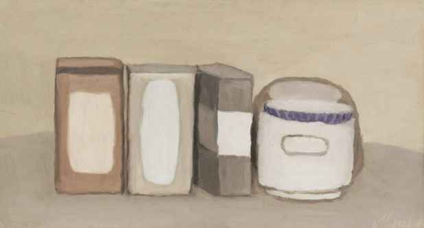 poster for Guston/Morandi/Scully Exhibition