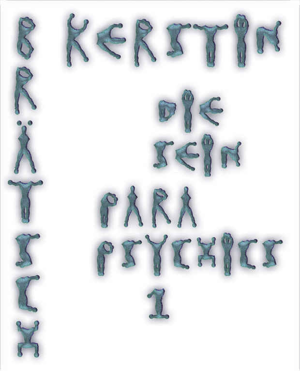 poster for Kerstin Brätsch “Die Sein: Para Psychics I”