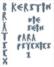 poster for Kerstin Brätsch “Die Sein: Para Psychics I”
