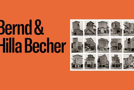 poster for “Bernd & Hilla Becher” Exhibition