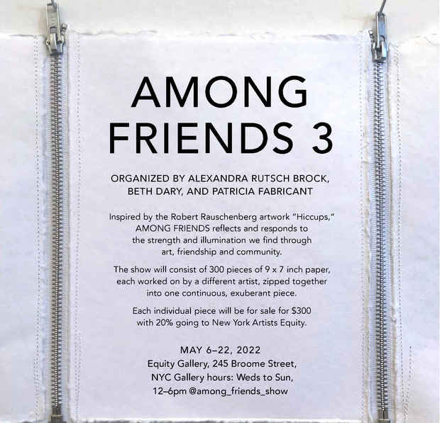 poster for “Among Friends” Exhibition
