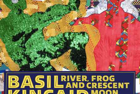 poster for Basil Kincaid “River, Frog and Crescent Moon”