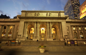 poster for New York Public Library Stephen A. Schwarzman Building