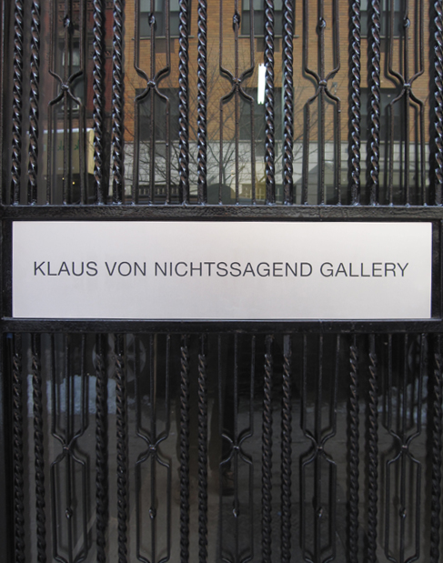 poster for Klaus von Nichtssagend Gallery