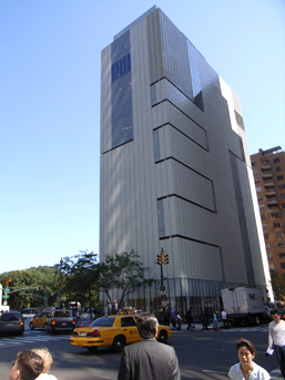 The new building seen from the SW corner.