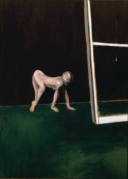 Francis Bacon, ''Paralytic Child Walking on All Fours (from Muybridge),'' (1961). Oil on canvas, 198 x 142 cm.