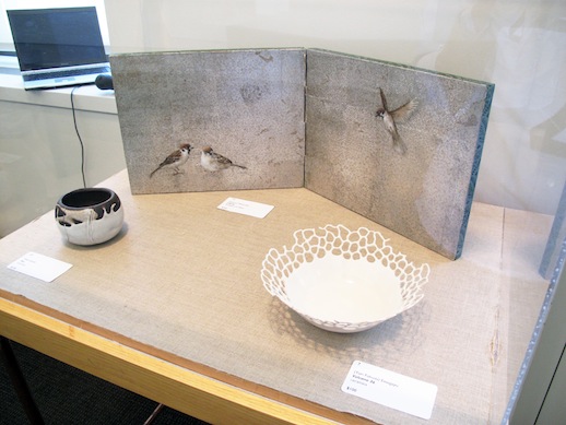  Some sculptural works before they were sold. 
Photo: Yu Kanbayashi