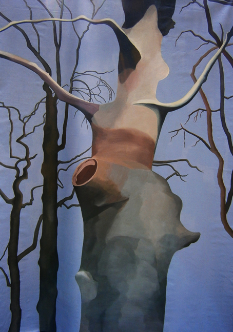 Mary Hrbacek, "The Wanderer," acrylic on canvas, 6 x 9," 2012