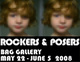 poster for "Rockers & Posers" Exhibition