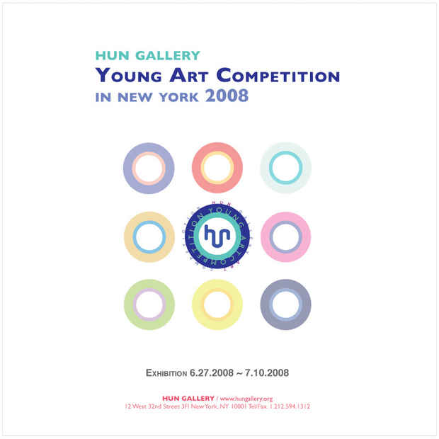 poster for "Young Art Competition in New York 2008" Exhibition