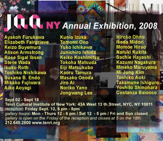 poster for JAANY Annual Exhibition
