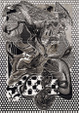 poster for Frank Stella Exhibiton